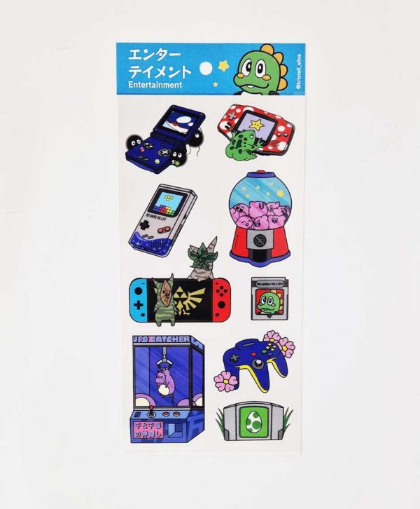Stickers Sheet - Game